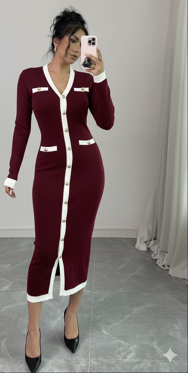 The Prestige Knit Sheath Dress: Elite Collection