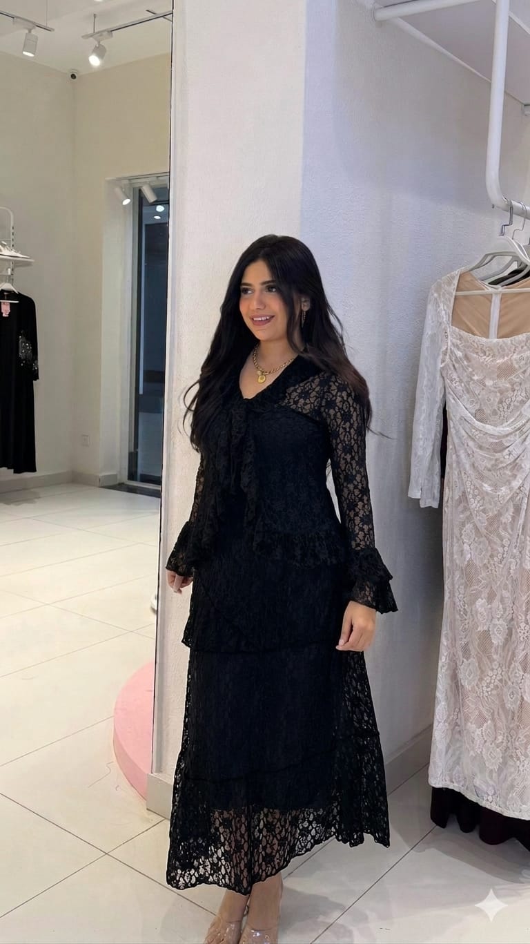 lace maxi skirt