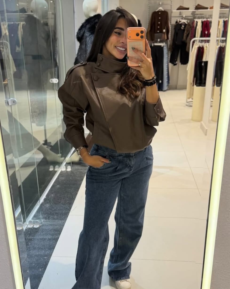 Luxury leather jacket