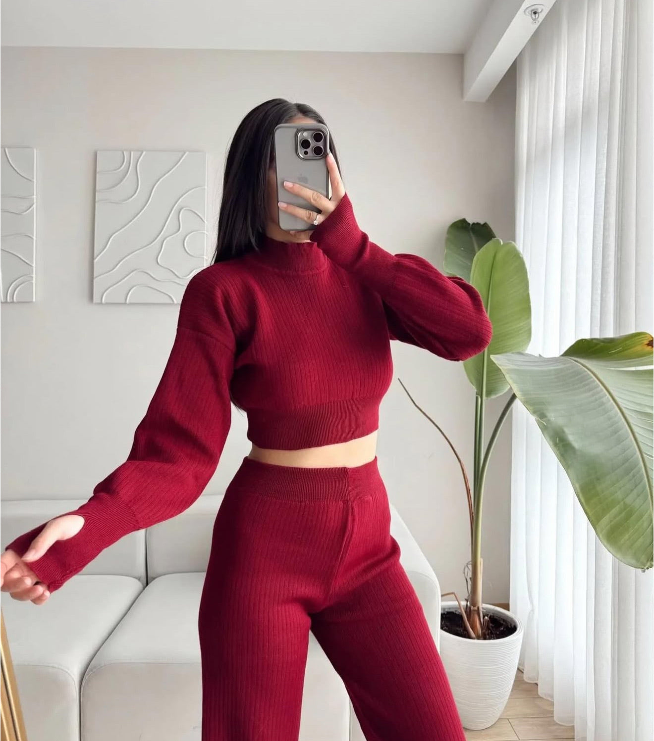 The Ribbed Knitted set