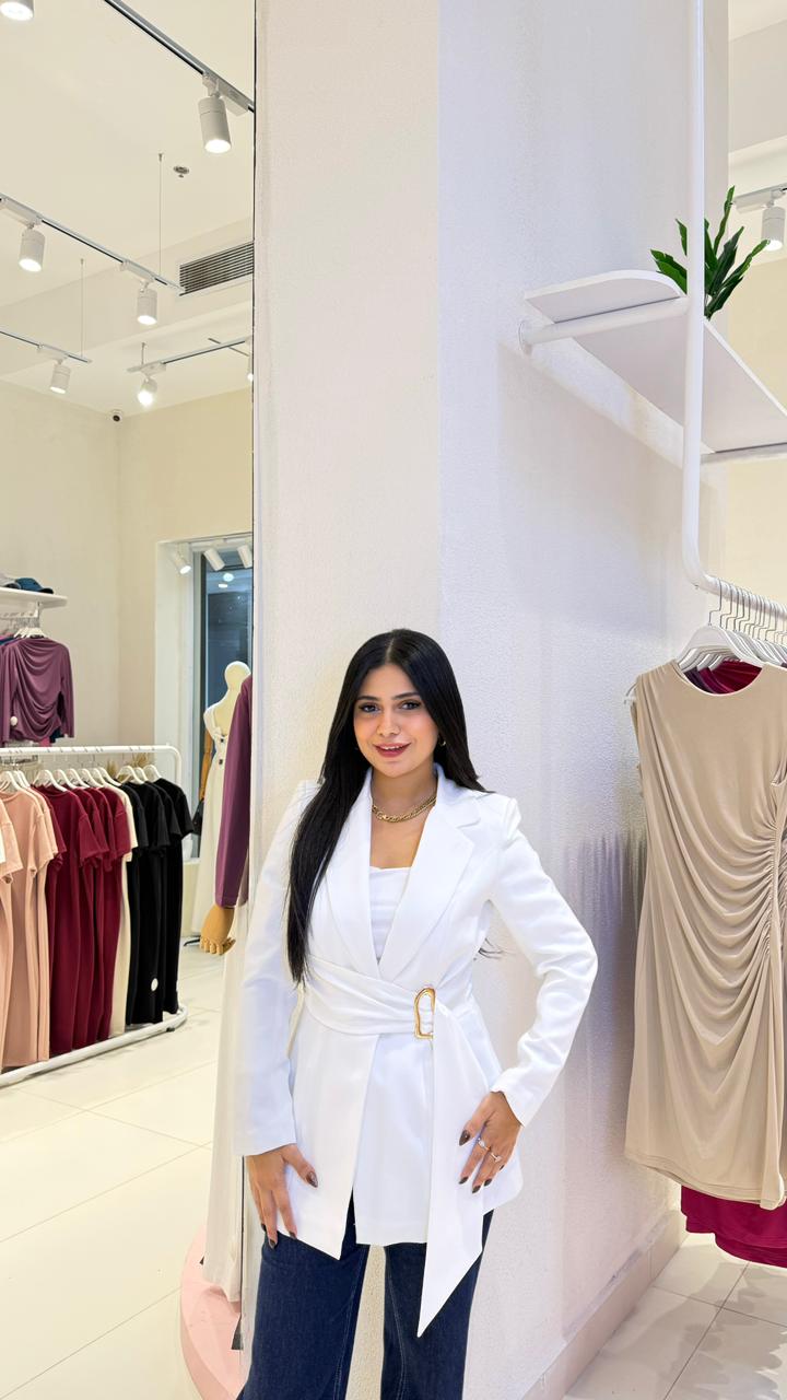 Effortless Elegance Belted Blazer
