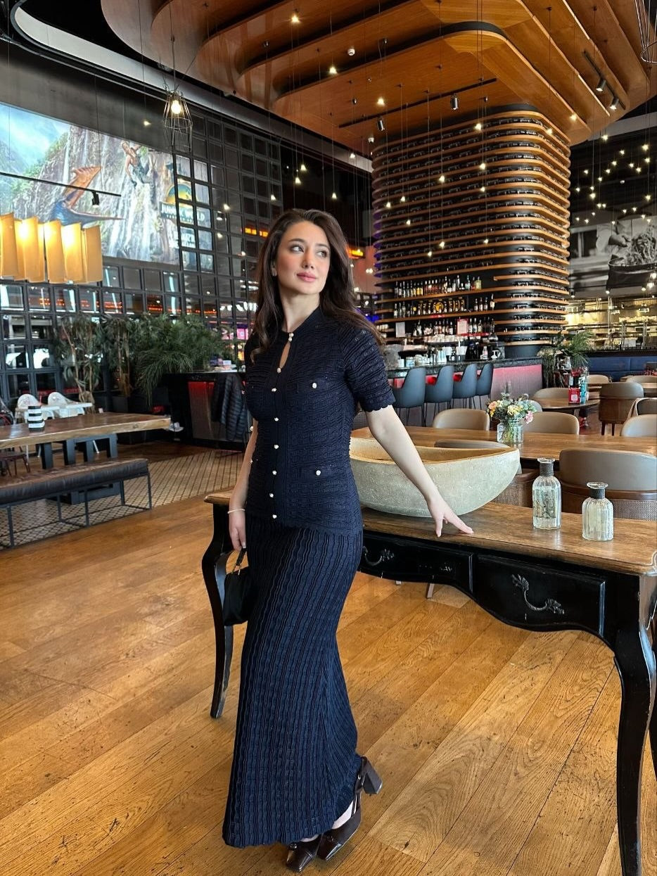 Pearl Textured Dress