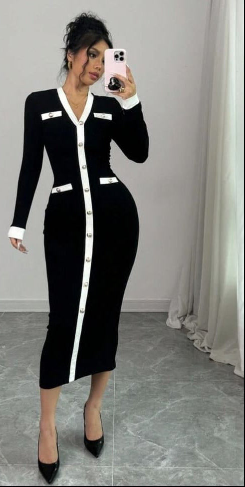 The Prestige Knit Sheath Dress: Elite Collection