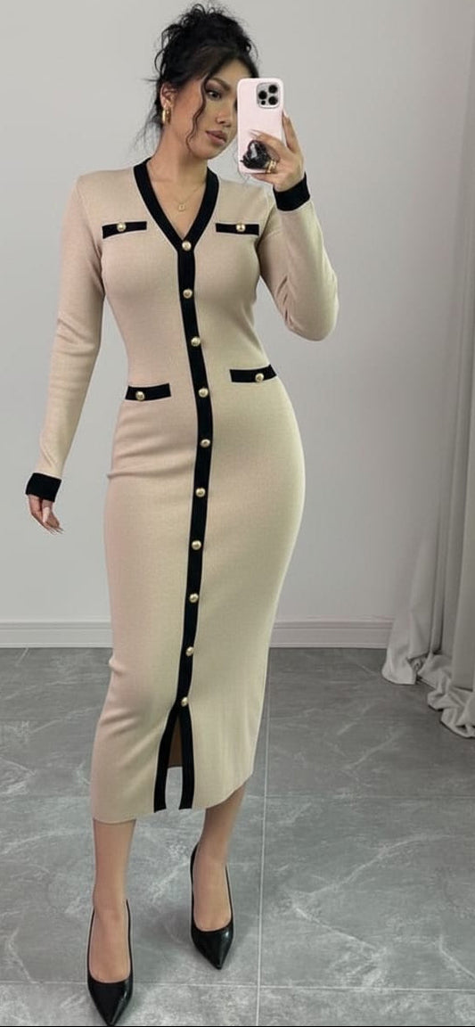 The Prestige Knit Sheath Dress: Elite Collection