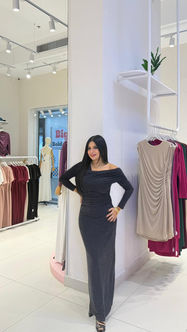 The Starlight Allure Off-Shoulder Gown