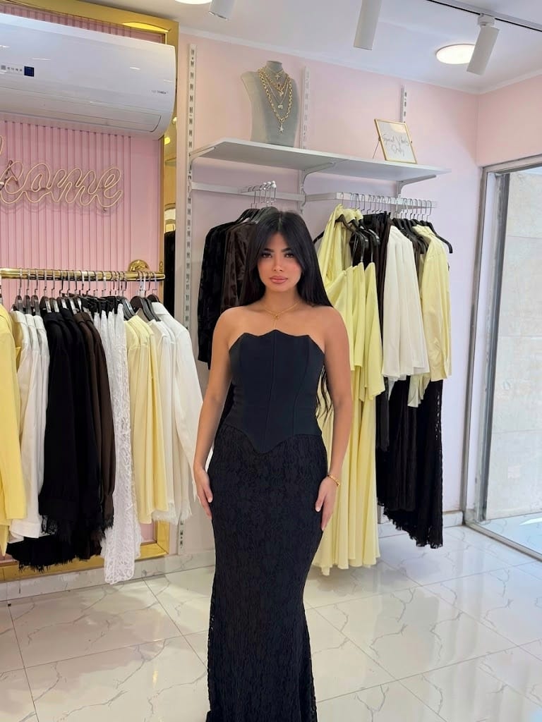 strapless lace mermaid dress