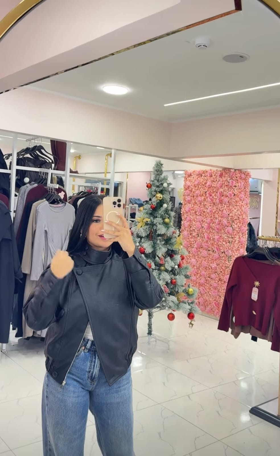 Luxury leather jacket