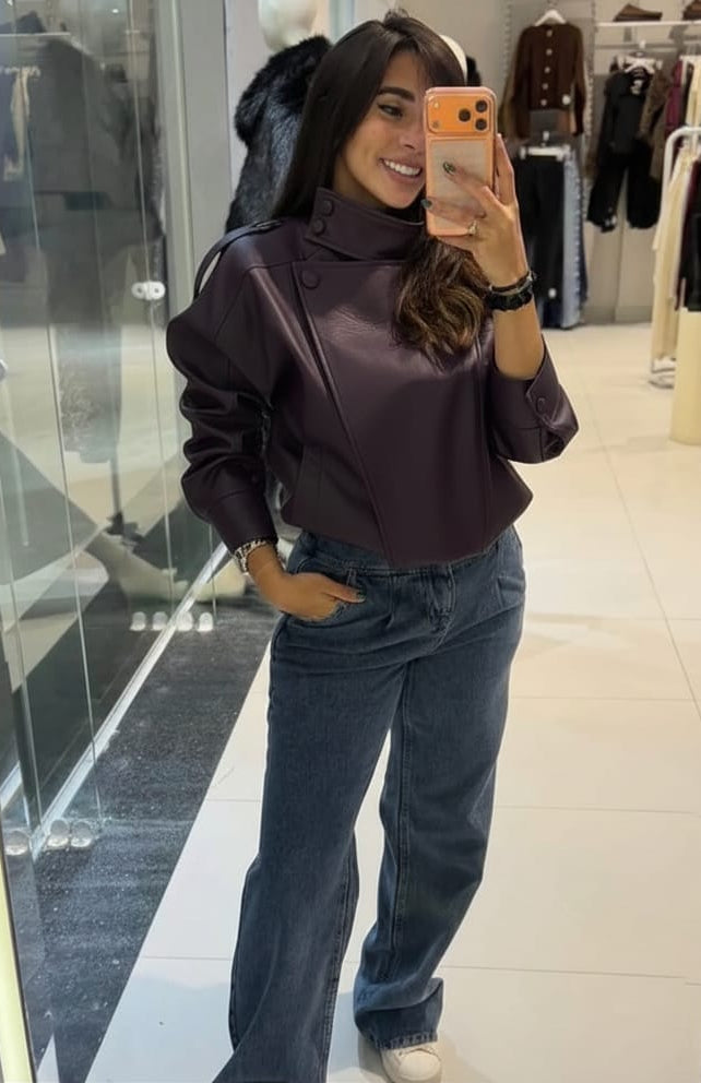 Luxury leather jacket