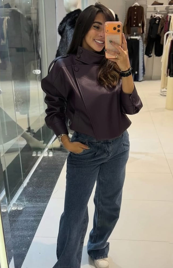 Luxury leather jacket