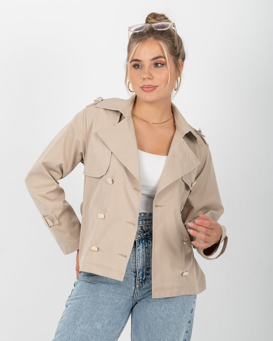 short trench coat