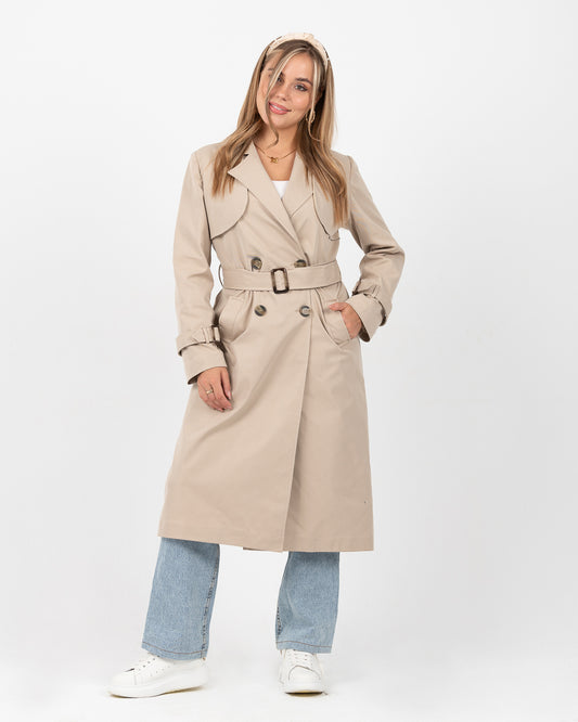 belted trench coat