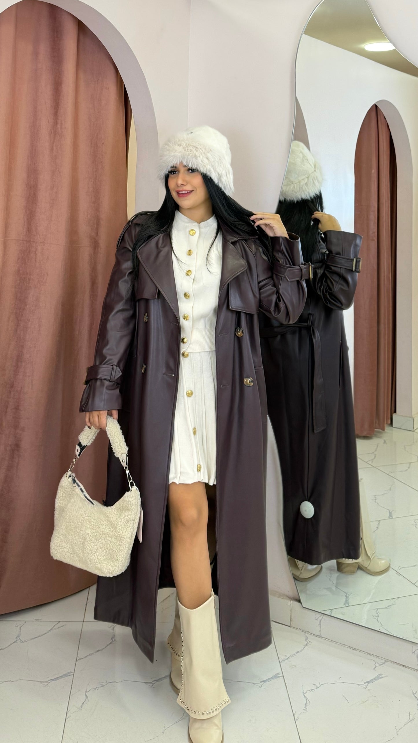 The Luxe Allure Trench Coat