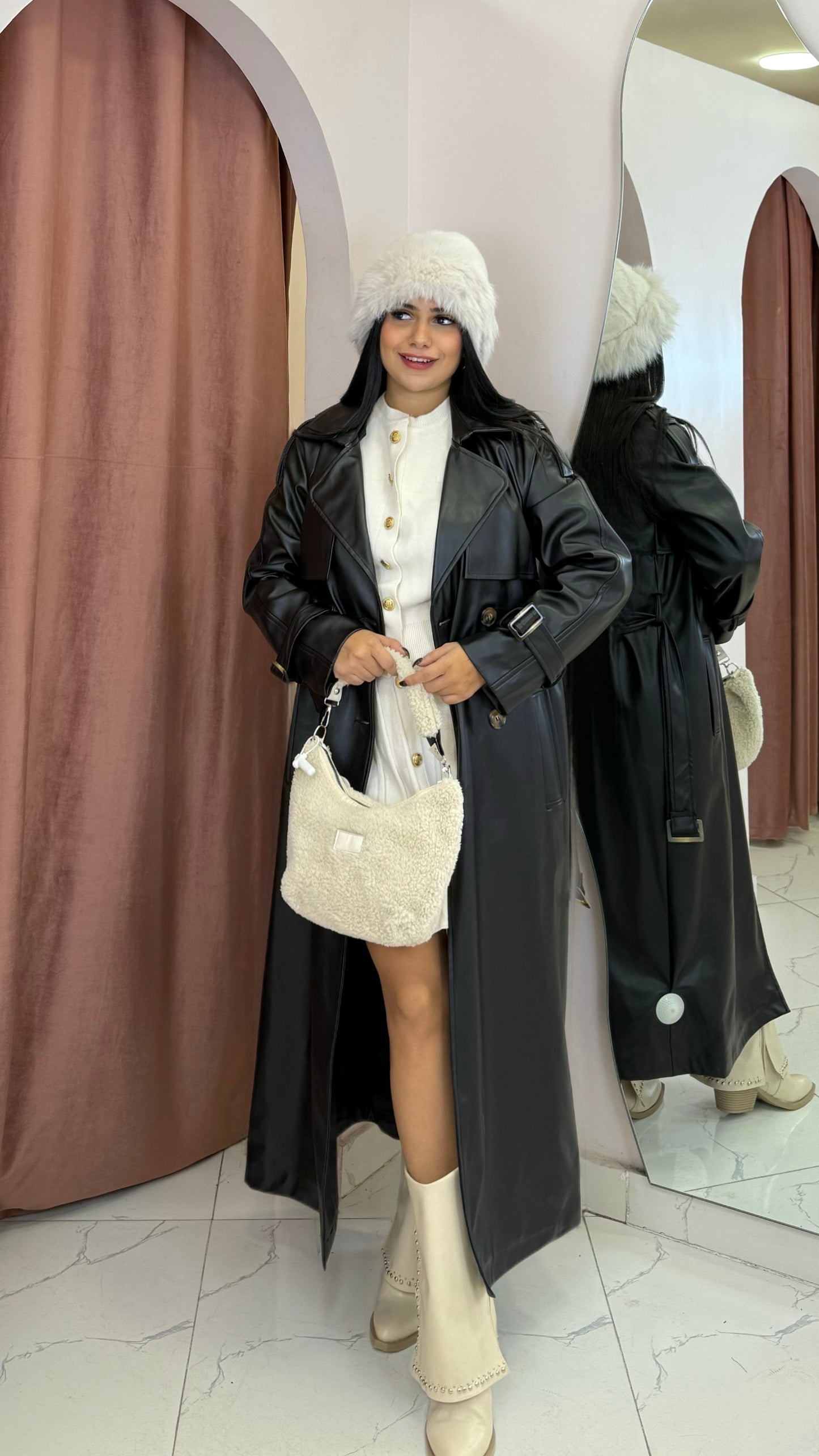 The Luxe Allure Trench Coat