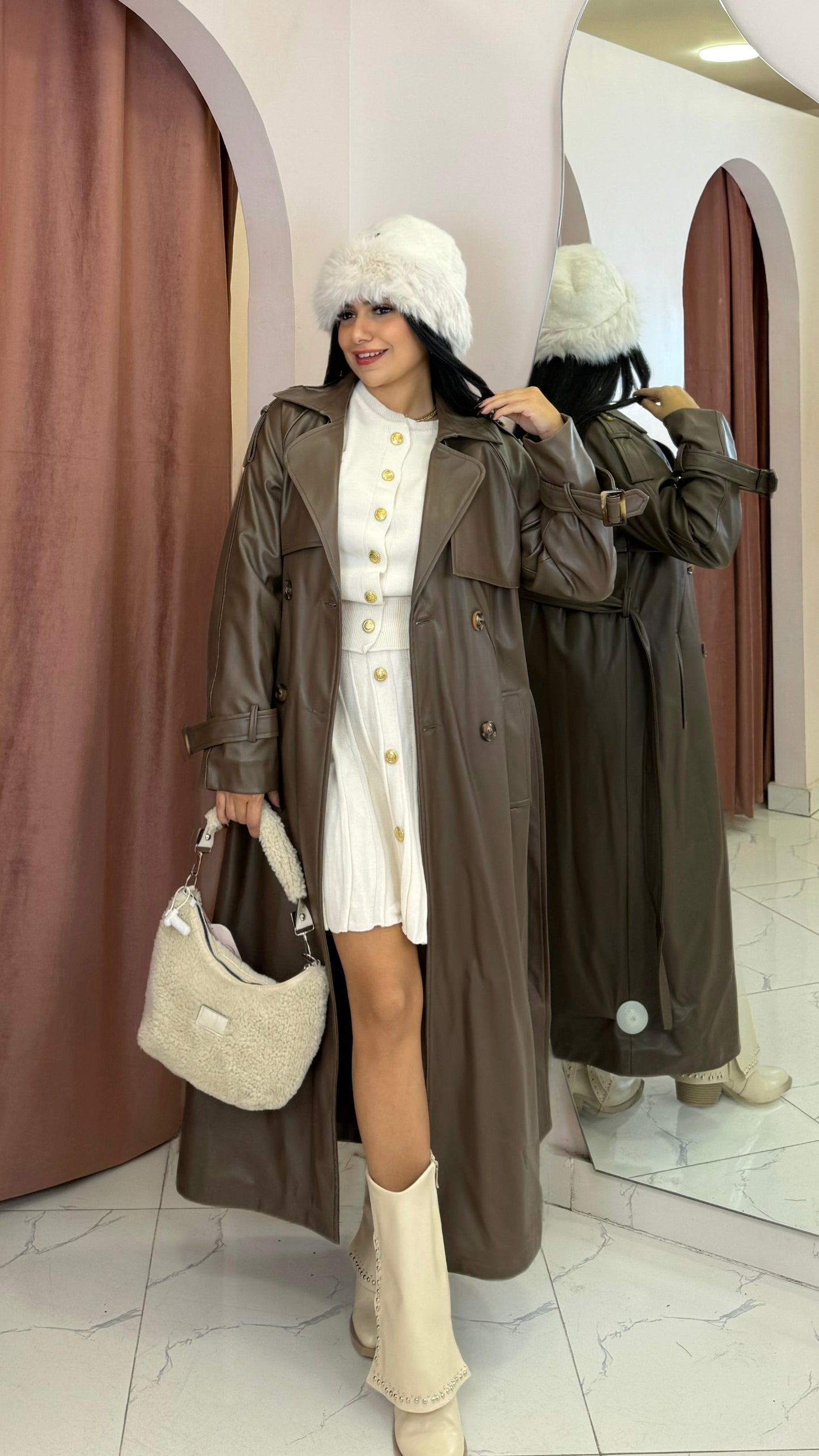 The Luxe Allure Trench Coat