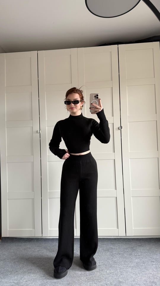 The Ribbed Knitted set