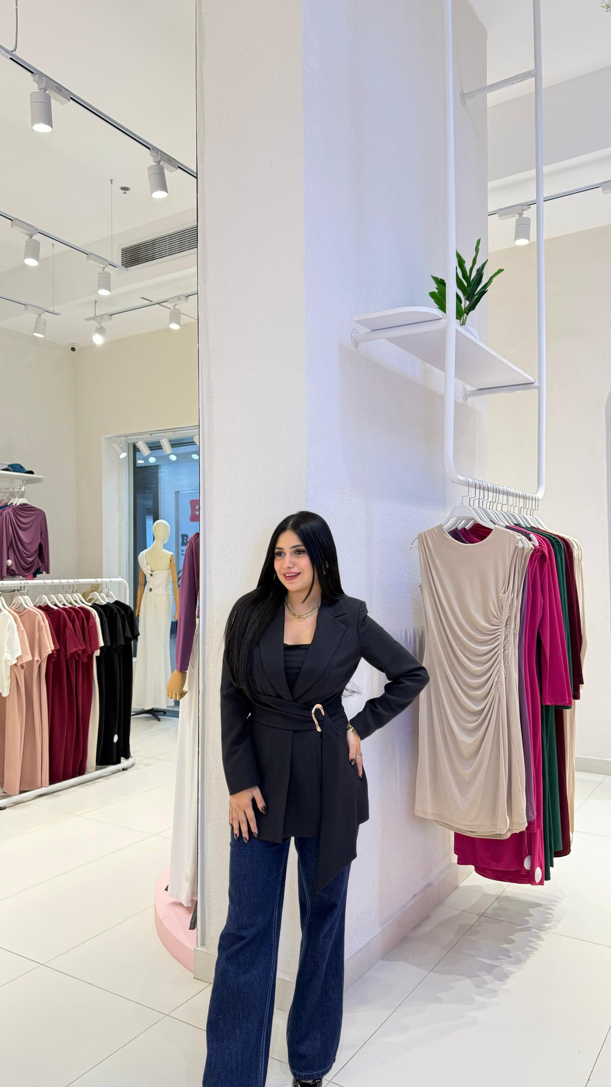 Effortless Elegance Belted Blazer