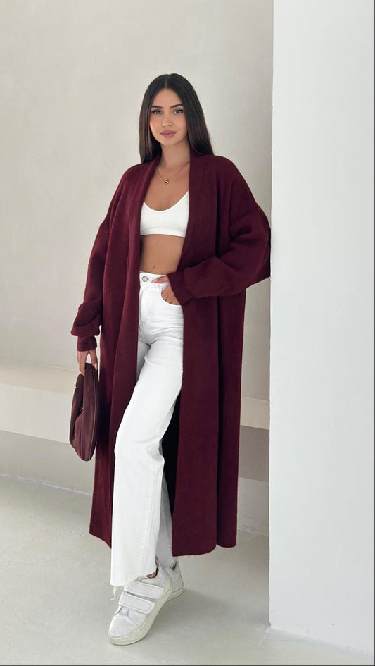 Effortless Chic: The Longline Cozy Cardigan