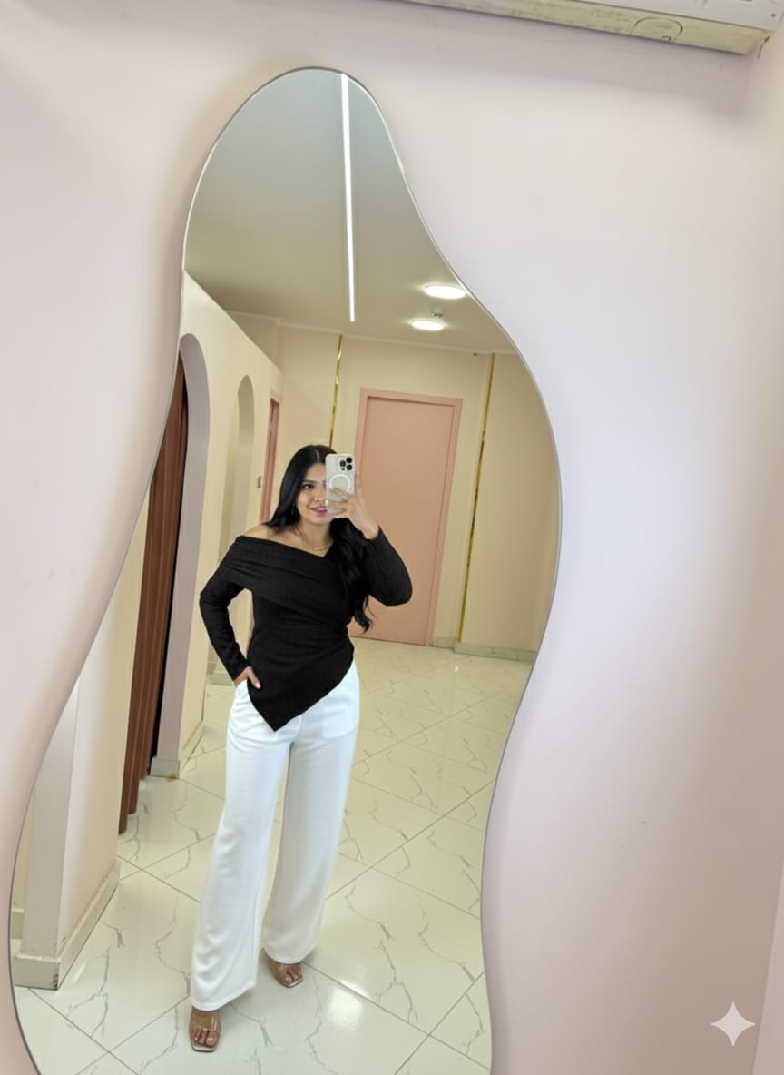 The Asymmetric Off-Shoulder Harmony Top