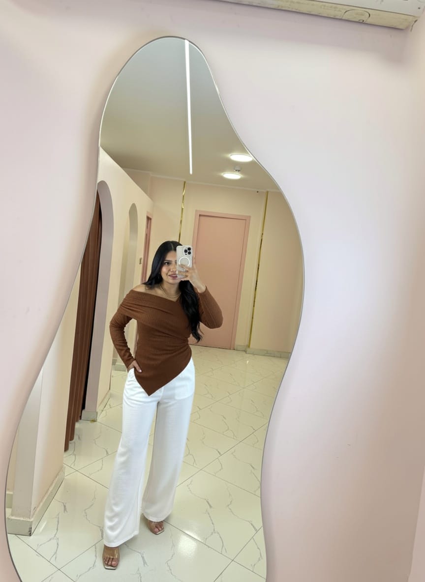 The Asymmetric Off-Shoulder Harmony Top